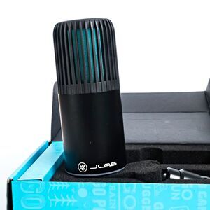 JLab Talk Go USB Microphone, USB-C Output, Cardioid or Omnidirectional, Black
